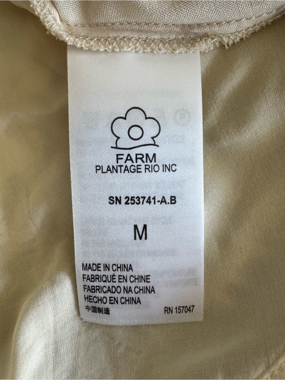 Anthropologie Farm Rio Long Sleeve Floral Wrap Midi Dress Size Medium New - Picture 11 of 13